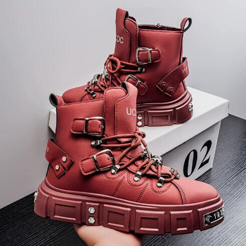 Luxury Rivet Black High top Sn - đánh giá và giá Street Fashion Luxury