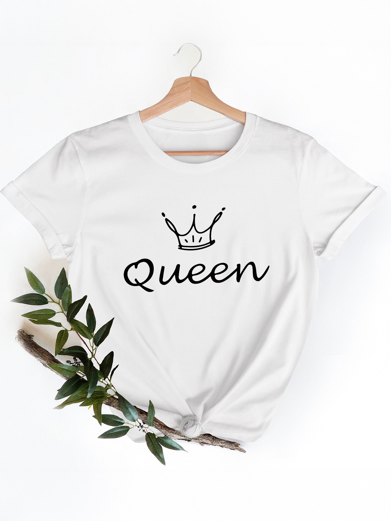 Women'S White T-Shirt Featurin - đánh giá và giá Queen Street Fashion