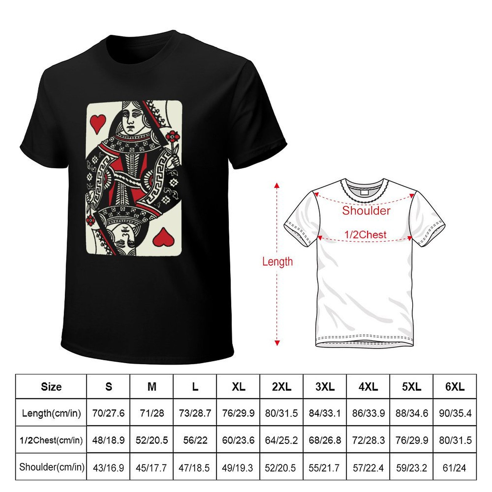 Queen of Hearts T-Shirt Street - đánh giá và giá Queen Street Fashion