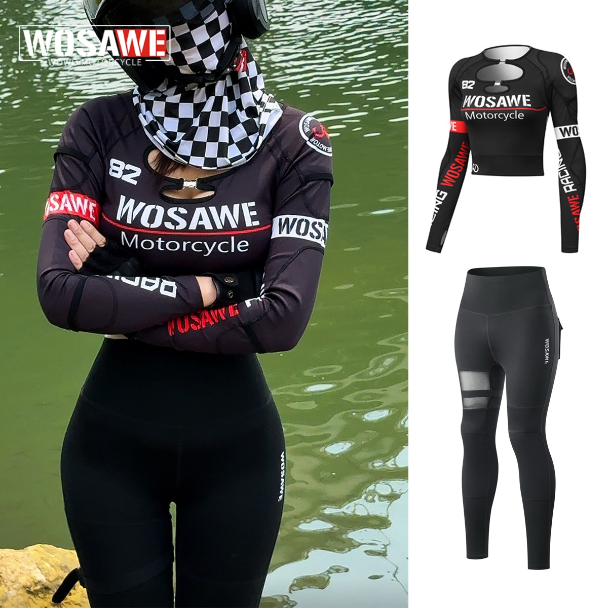 WOSAWE Summer Women Slim Motor - đánh giá và giá Reflective Jacket Running