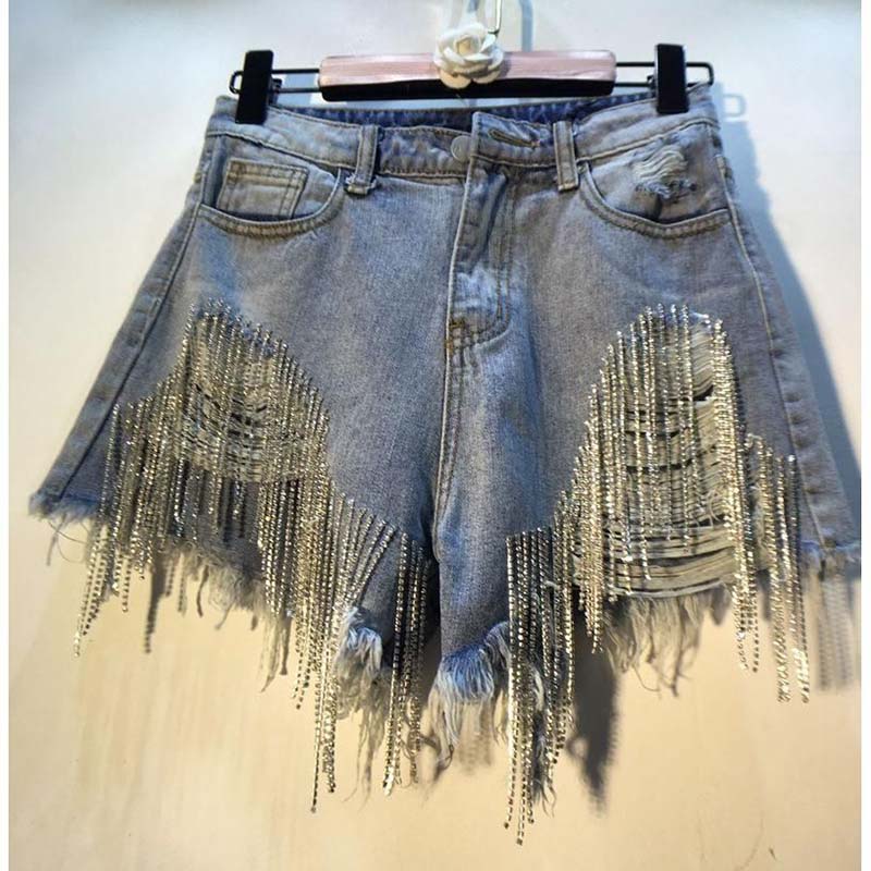 2026 Denim Shorts Women Hole R - đánh giá và giá Distressed Jean Rip