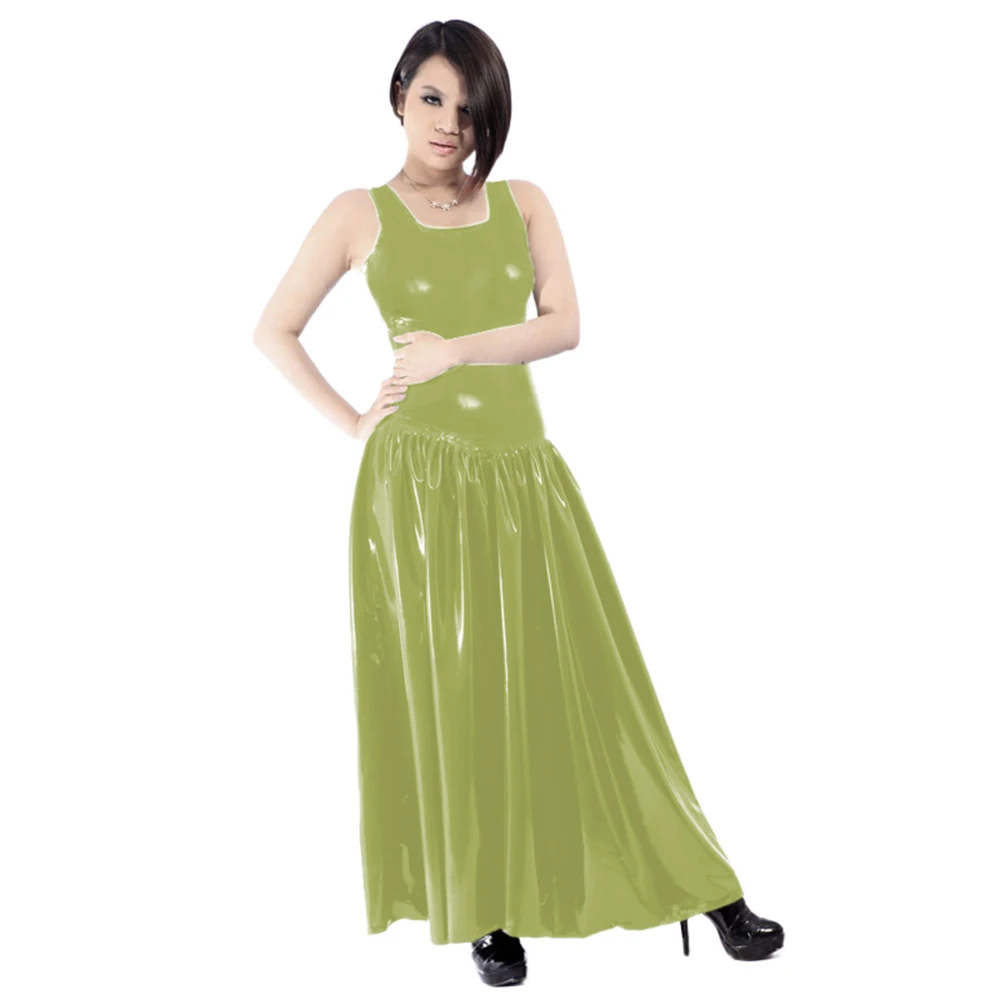 Women's PVC Tank Dress, Sleeve - đánh giá và giá Queen Street Fashion