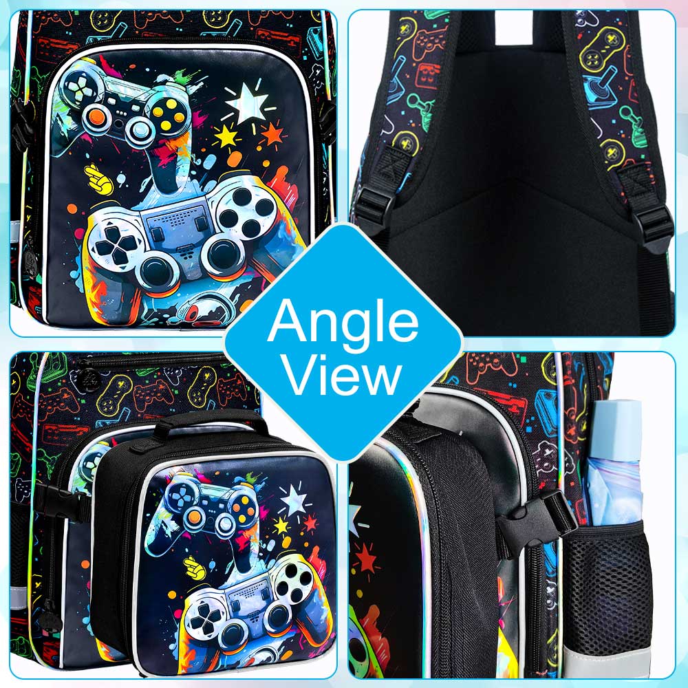 3Pcs Backpack for Boys, Cool V - đánh giá và giá Street Fashion Kids