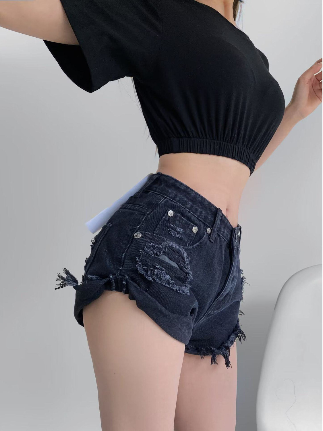 Women's Low Waist Distressed D - đánh giá và giá Distressed Jean Rip