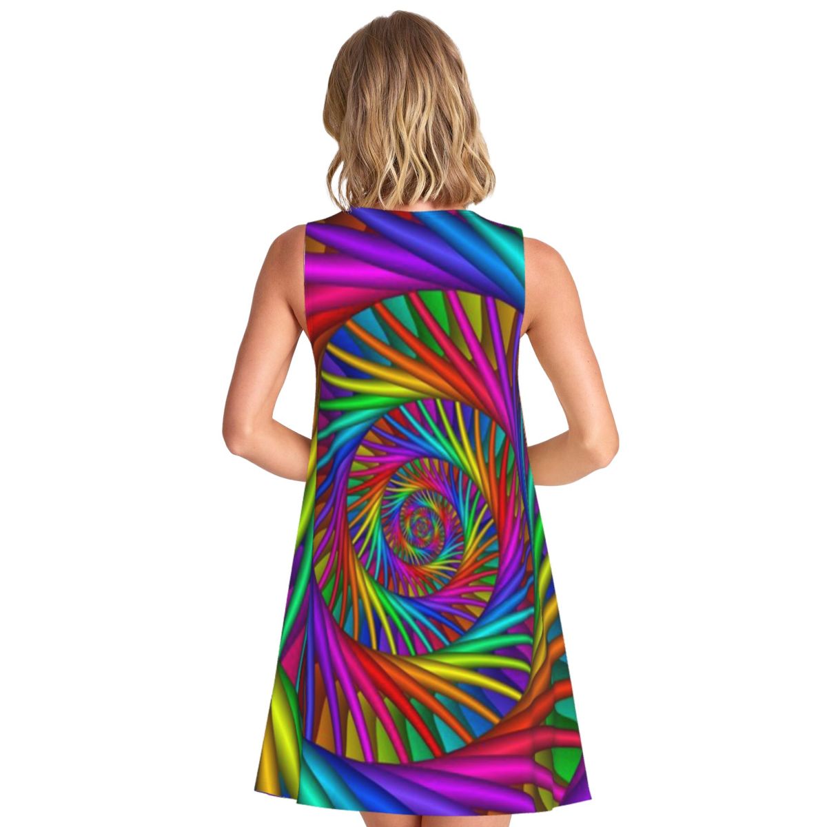 Rainbow Psychedelic Spiral Fra - đánh giá và giá Queen Street Fashion