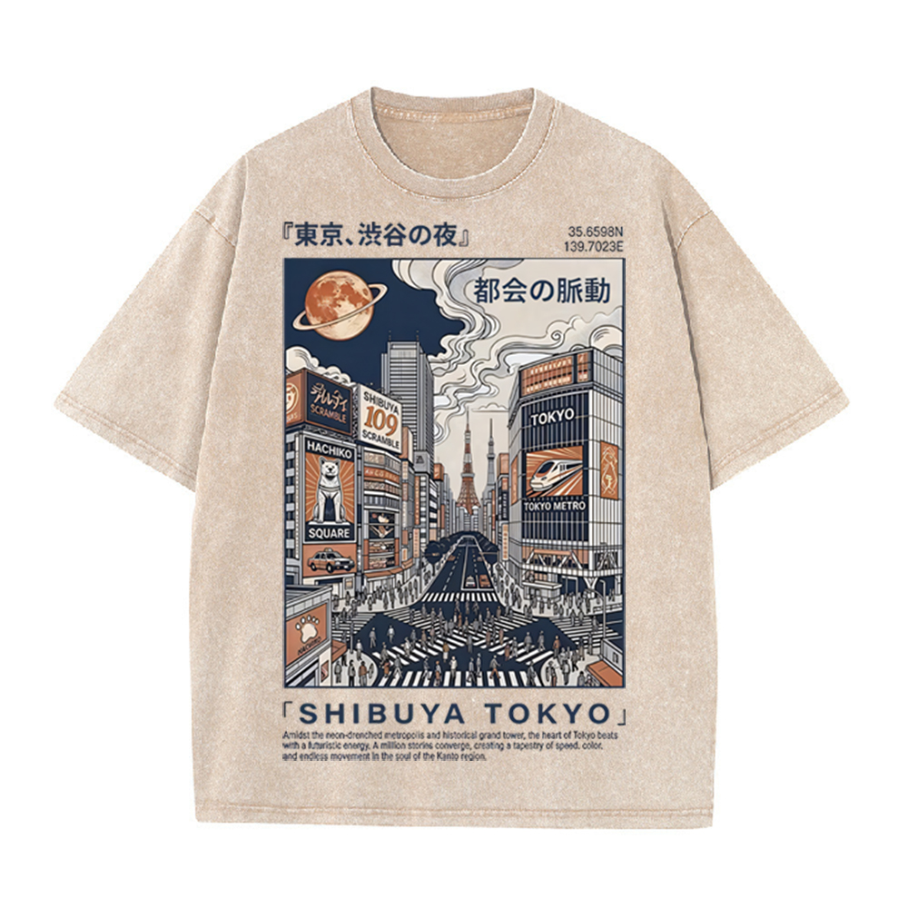 2026 Vintage Washed Beige Toky - đánh giá và giá Street Fashion Shibuya
