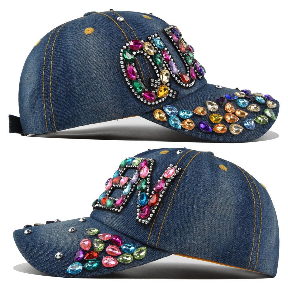 Queen Rhinestone Denim Basebal - đánh giá và giá Queen Street Fashion