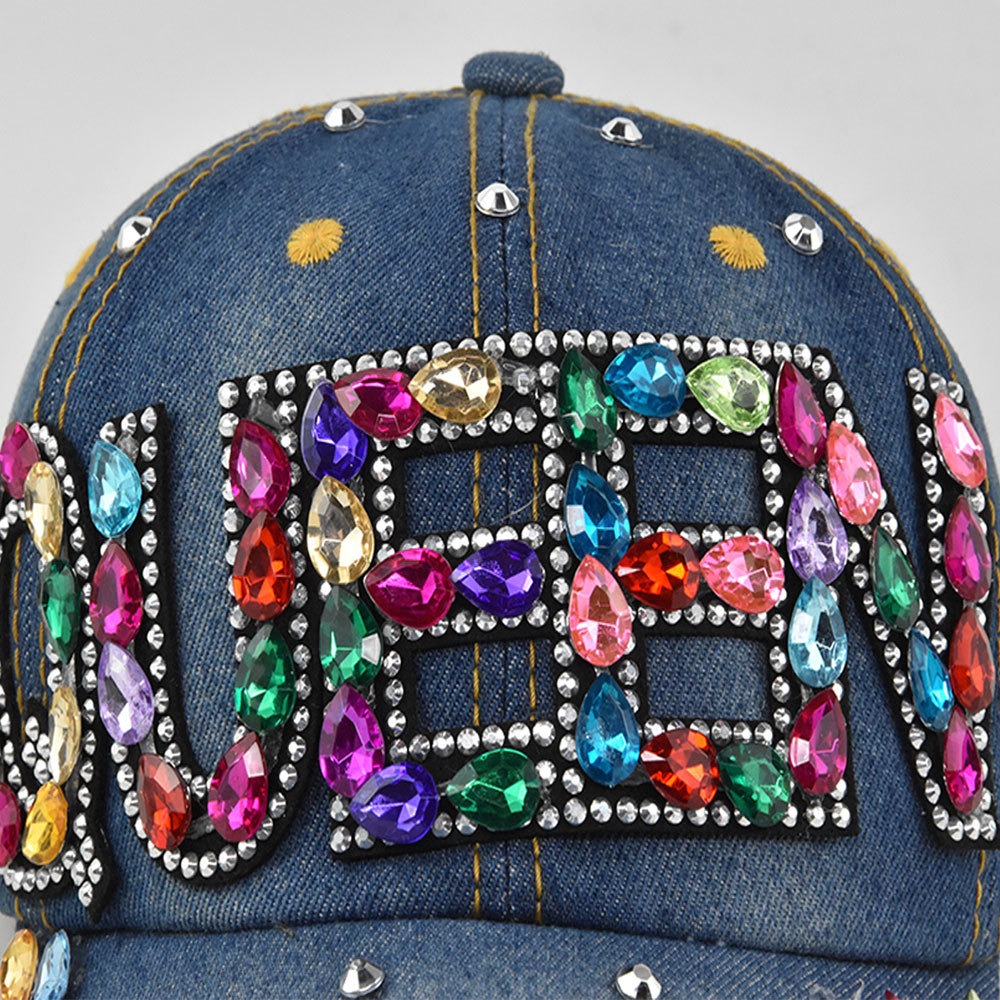Queen Rhinestone Denim Basebal - đánh giá và giá Queen Street Fashion
