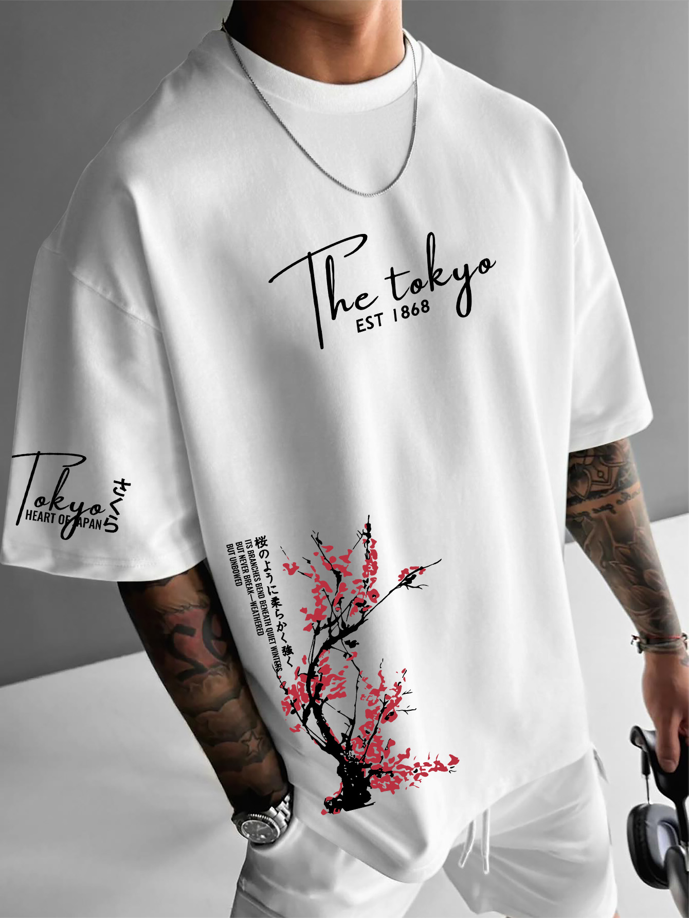 Tokyo EST 1868 Cherry Blossom  - đánh giá và giá Street Fashion Shibuya
