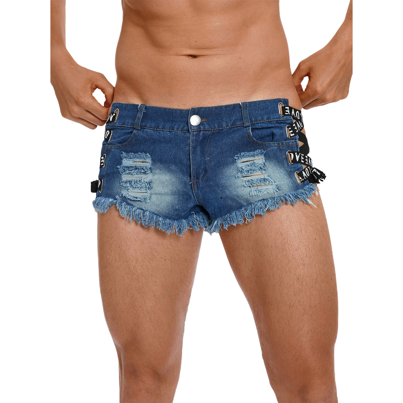 Mens Distressed Ripped Mini De - đánh giá và giá Distressed Jean Rip