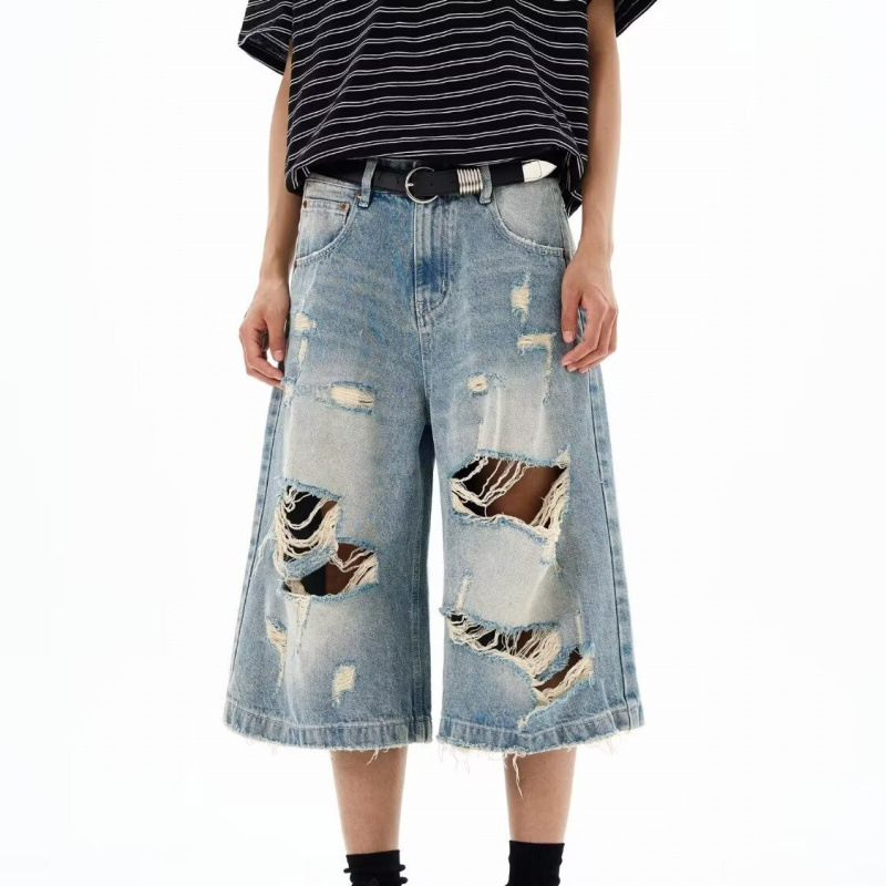 New Men Vintage Ripped Baggy S - đánh giá và giá Distressed Jean Rip