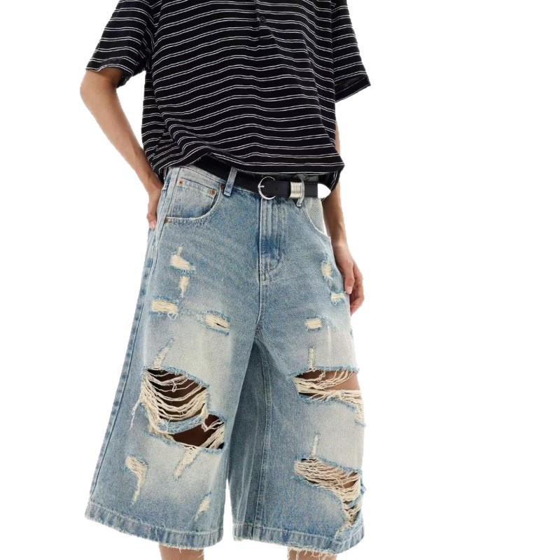 New Men Vintage Ripped Baggy S - đánh giá và giá Distressed Jean Rip