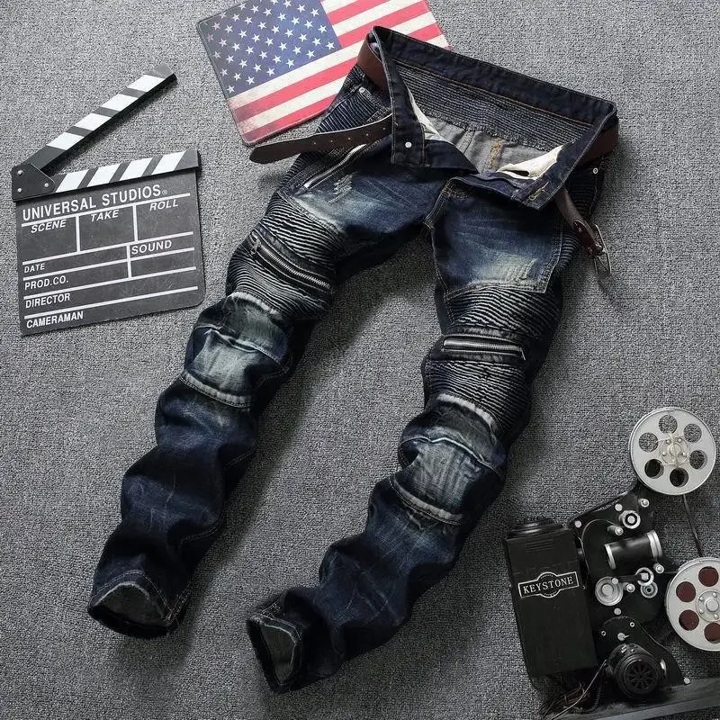 Punk Street Style Ripped Skinn - đánh giá và giá Distressed Jean Rip