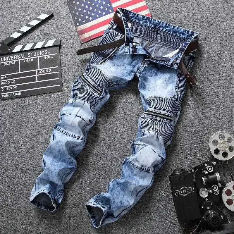 Punk Street Style Ripped Skinn - đánh giá và giá Distressed Jean Rip