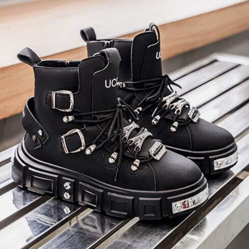 Fashion Rivet Black High top S - đánh giá và giá Street Fashion Luxury